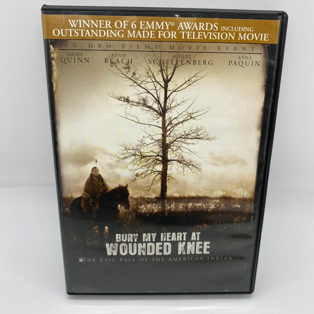 HBO Bury My Heart at Wounded Knee DVD Unisex OS Black Good Historical Drama